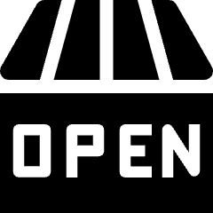 Shop Open Icon from Nova Solid Set