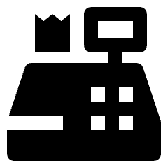 Shop Reciept Register Icon from Nova Solid Set