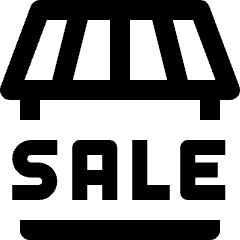 Shop Sale Icon from Nova Line Set