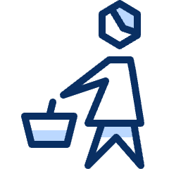 Shopper 4 Icon from Cyber Duotone Set