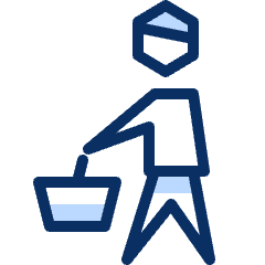Shopper 5 Icon from Cyber Duotone Set