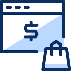 Shopping Application 1 Icon from Cyber Duotone Set