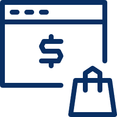 Shopping Application 1 Icon from Cyber Line Set