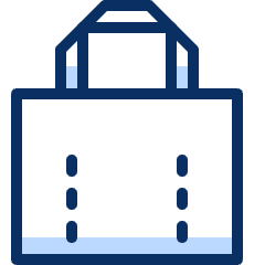 Shopping Bag 2 Icon from Cyber Duotone Set