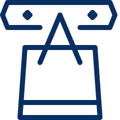 Shopping Bag 4 Icon from Cyber Line Set