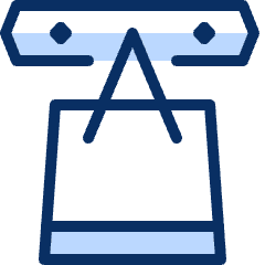 Shopping Bag 4 Icon from Cyber Duotone Set