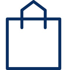 Shopping Bag 6 Icon from Cyber Line Set