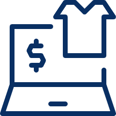 Shopping Online Icon from Cyber Line Set