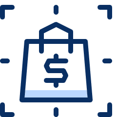 Shopping Target Icon from Cyber Duotone Set