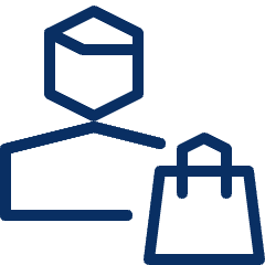 Shopping User 1 Icon from Cyber Line Set