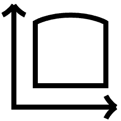 Size Guide Icon from Platinum Set