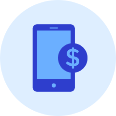 Smartphone Pay Icon from Kameleon Duo Set