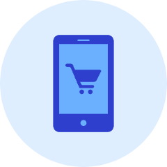 Smartphone Shopping Icon from Kameleon Duo Set
