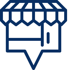 Store Location Icon from Cyber Line Set