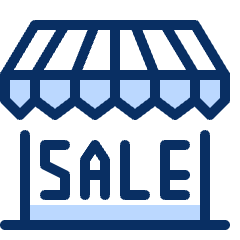 Store Sale Icon from Cyber Duotone Set