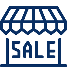 Store Sale Icon from Cyber Line Set