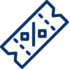 Ticket Discount Percent Icon from Cyber Line Set