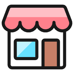 Shop 1 Icon from Ultimate Colors Set