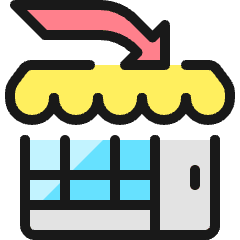 Shop Arrow Icon from Ultimate Colors Set