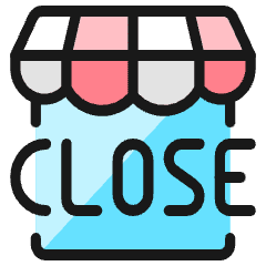 Shop Close Icon from Ultimate Colors Set