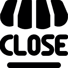 Shop Close Icon from Ultimate Bold Set