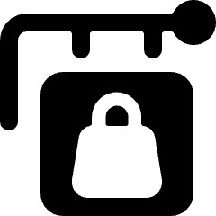 Shop Sign Bag Icon from Ultimate Bold Set