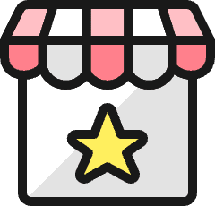 Shop Star Rating Icon from Ultimate Colors Set