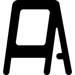 Shop Street Sign 1 Icon from Ultimate Bold Set