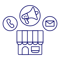 Store Advertisement Illustration from UX Line Set