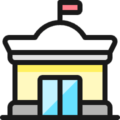 Supermarket 1 Icon from Ultimate Colors Set