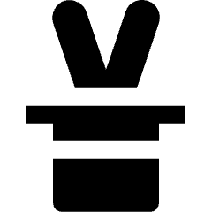 Entertainment Magic Hat Rabbit 1 Icon from Nova Solid Set