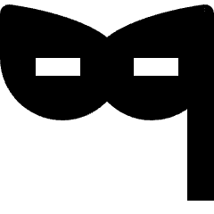 Entertainment Mask Icon from Nova Solid Set