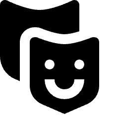 Entertainment Masks Icon from Nova Solid Set