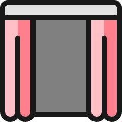 Show Theater Icon from Ultimate Colors Set