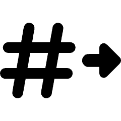 Go To Channel Slack Icon from Core Remix Set