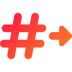 Go To Channel Slack Icon from Core Gradient Set