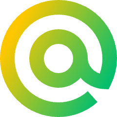 Sign At Icon from Sharp Gradient Set