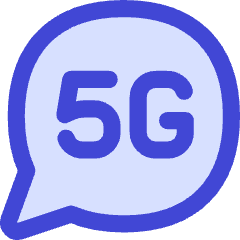 5g Chat Message Icon from Flex Duo Set