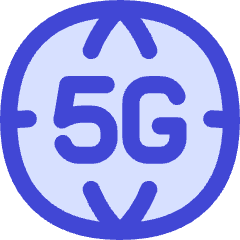 5g Network Globe Icon from Flex Duo Set