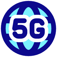 5g Network Globe Icon from Plump Pop Set