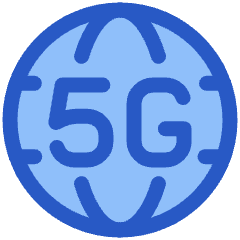 5g Network Globe Icon from Plump Duo Set