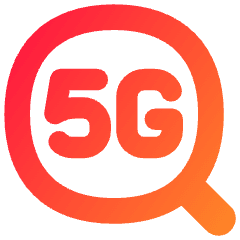5g Search Icon from Flex Gradient Set