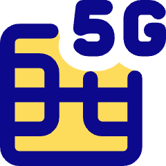 5g Sim Card Icon from Core Pop Set
