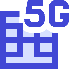 5g Sim Card Icon from Sharp Duo Set