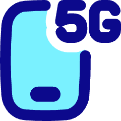 5g Smarthphone Icon from Flex Pop Set