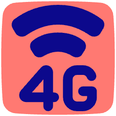 Cellular Network 4g Icon from Plump Pop Set