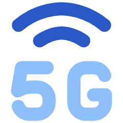 Cellular Network 5g Icon from Flex Flat Set