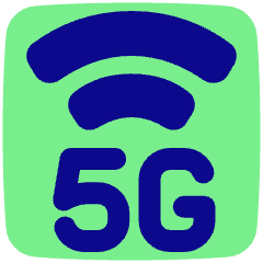 Cellular Network 5g Icon from Plump Pop Set