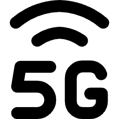 Cellular Network 5g Icon from Micro Line Set