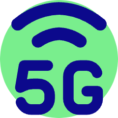 Cellular Network 5g Icon from Core Pop Set